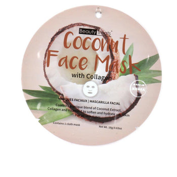 Coconut Face Mask with Collagen - Camomile Beauty - Green Natural Cruelty-free Beauty Shop