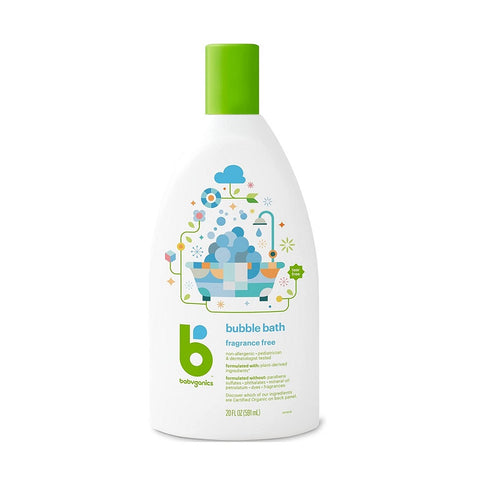 Babyganics - Bubble Bath - Fragrance Free_590ml