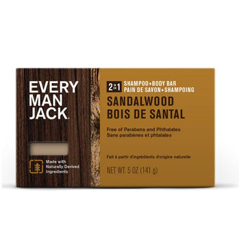 Every Man Jack - Shampoo + Body Bar - Sandalwood