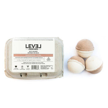Level Naturals - Bath Bombs - Frankincense + Myrrh_57g