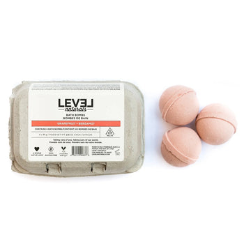 Level Naturals - Bath Bombs - Grapefruit + Bergamot_57g