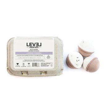 Level Naturals - Bath Bombs - Lavender + Chamomile_57g