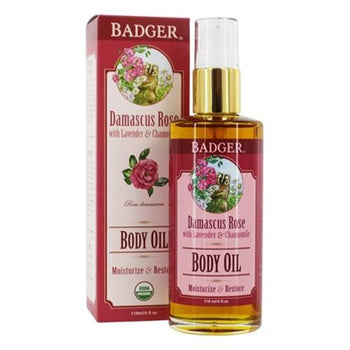 Damascus Rose Body Oil - Camomile Beauty - Green Natural Cruelty-free Beauty Shop