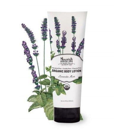 Nourish Organic-Organic Body Lotion Lavender Mint