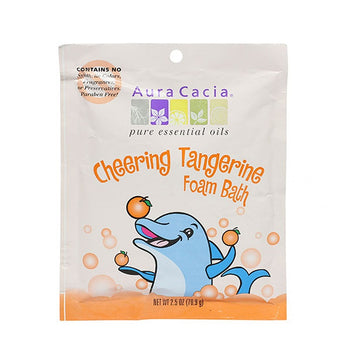 Aura Cacia - Kids Cheering Foam Bath - Sweet Orange & Tangerine