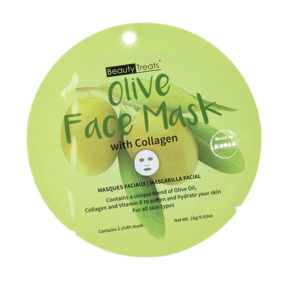 Beauty Treat Olive Face Mask with Collagen Camomile Beauty