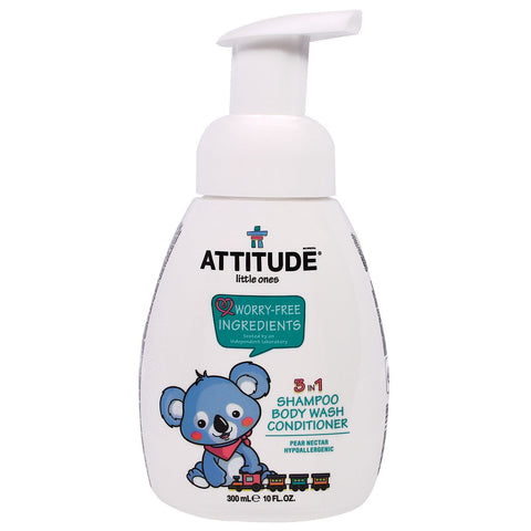 Attitude-Kids 3-in-1 Shampoo/Body Wash/Conditioner - Pear Nectar 