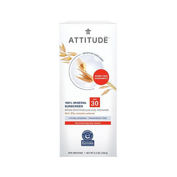 Attitude - Adult Sensitive Sunscreen SPF30