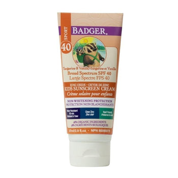 BADGER BALMS-SPF40 Kids Clear Zinc Sunscreen