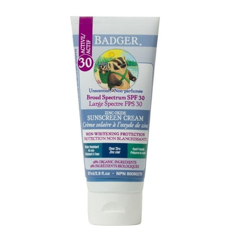 BADGER BALMS-SPF30 Clear Zinc Sunscreen Cream