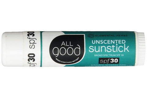 All Good - SPF 30 Unscented Sunstick