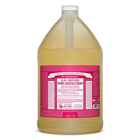 Dr. Bronner-Rose Pure-Castile Liquid Soap