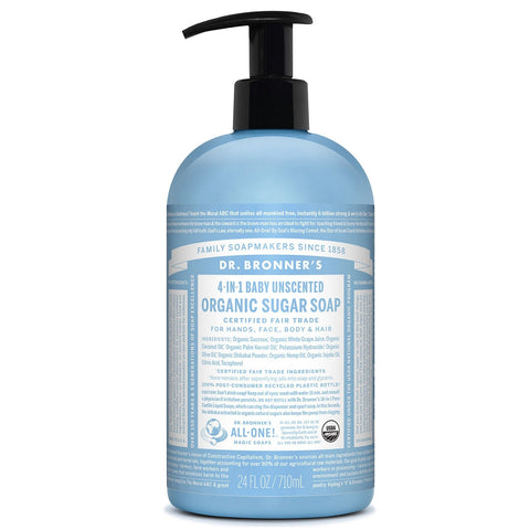 Dr. Bronner - Baby-Unscented Sugar Pump Soap