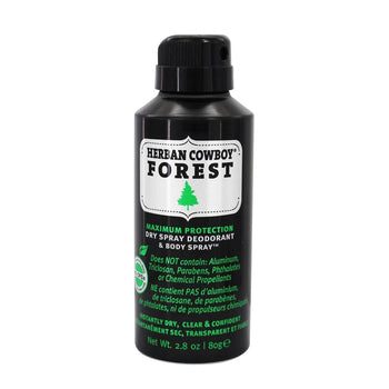 Herban Cowboy - Dry Deodorant & Body Spray - Forest