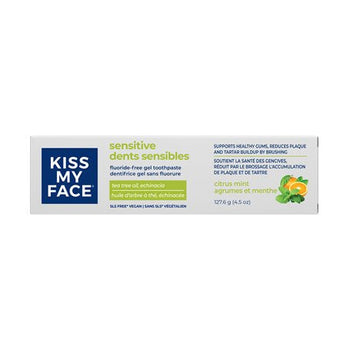 Kiss My Face-Gel Fluor-Free Toothpaste - Sensitive