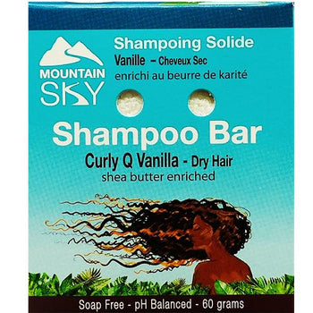 Mountain Sky - Shampoo Bar - Curly Q Vanilla 60g
