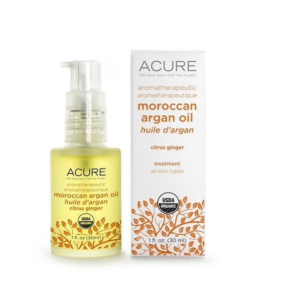 Argan Oil - Citrus Ginger - Camomile Beauty - Green Natural Cruelty-free Beauty Shop