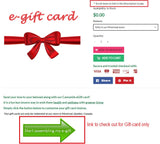 Gift card - from $30.00