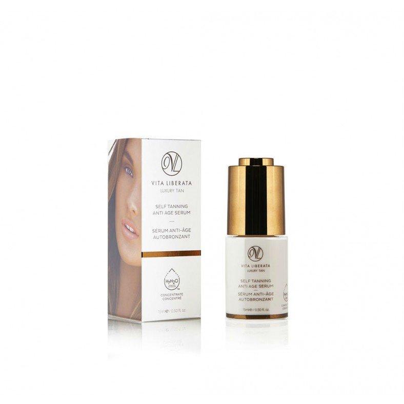 Toallitas faciales bronceadoras antienvejecimiento de Vita Liberata